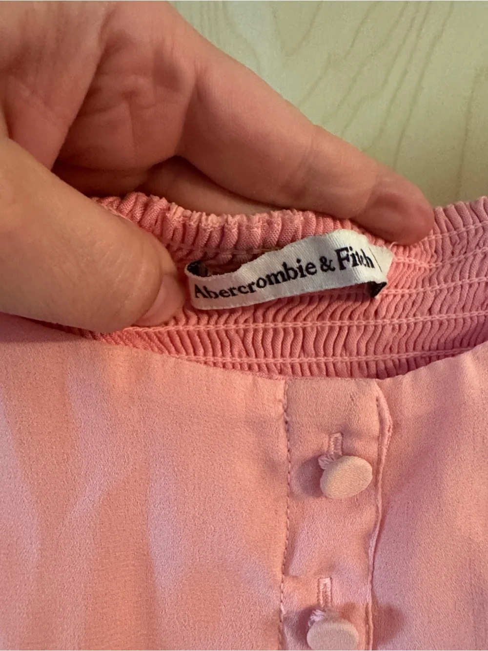 Abercrombie & Fitch Pink Spaghetti-Strap Maxi Dress